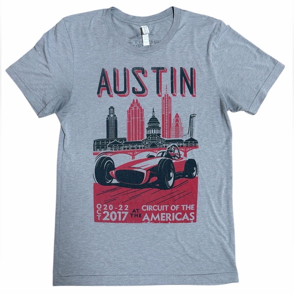 2017 Formula 1 Grand Prix Circuit of the Americas Austin Texas T-Shirt Size S
